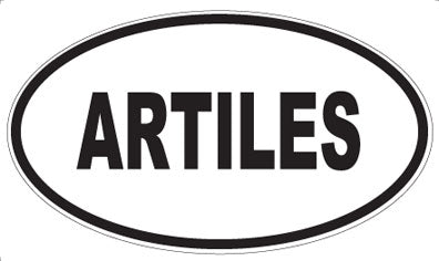 ARTILES - Oval Magnet