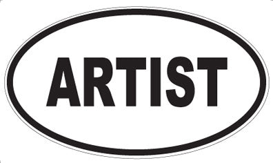 ARTIST - Oval Magnet