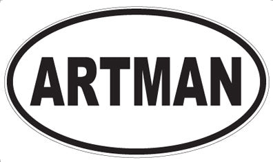 ARTMAN - Oval Magnet