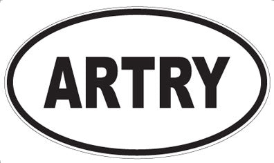ARTRY - Oval Magnet