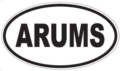 ARUMS - Oval Sticker