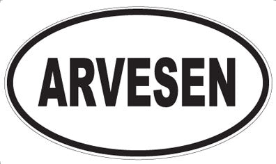 ARVESEN - Oval Magnet