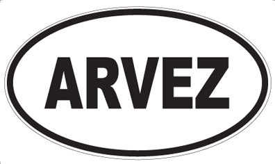 ARVEZ - Oval Magnet