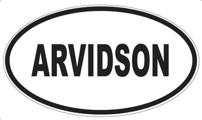 ARVIDSON - Oval Magnet