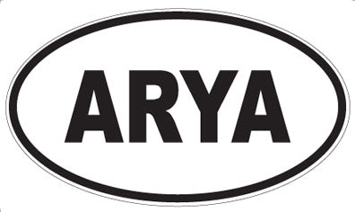 ARYA - Oval Magnet