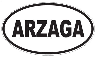 ARZAGA - Oval Magnet
