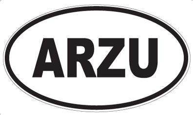 ARZU - Oval Magnet
