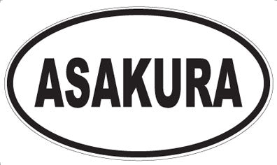 ASAKURA - Oval Magnet