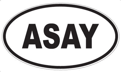 ASAY - Oval Magnet