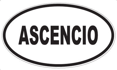 ASCENCIO - Oval Magnet