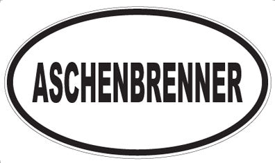 ASCHENBRENNER - Oval Magnet