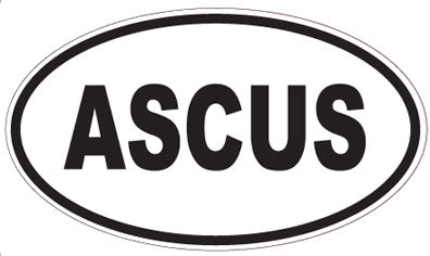 ASCUS - Oval Magnet