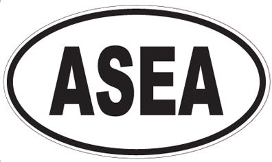 ASEA - Oval Sticker