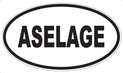ASELAGE - Oval Magnet