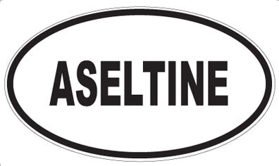 ASELTINE - Oval Magnet