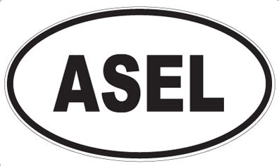 ASEL - Oval Magnet