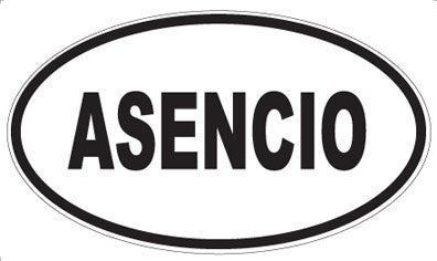 ASENCIO - Oval Magnet