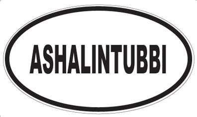 ASHALINTUBBI - Oval Magnet