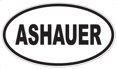 ASHAUER - Oval Magnet