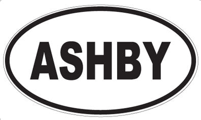 ASHBY - Oval Magnet