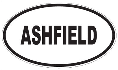 ASHFIELD - Oval Magnet