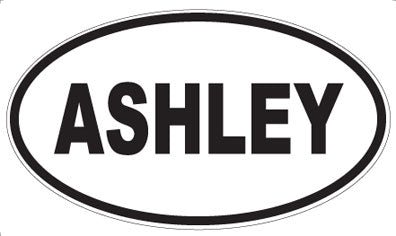 ASHLEY - Oval Magnet