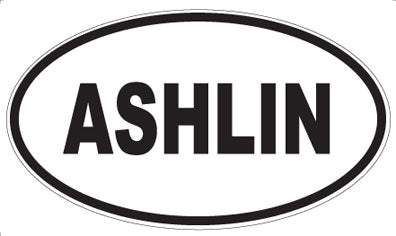 ASHLIN - Oval Magnet