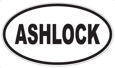 ASHLOCK - Oval Magnet
