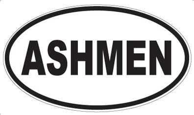 ASHMEN - Oval Magnet