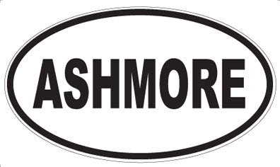 ASHMORE - Oval Magnet