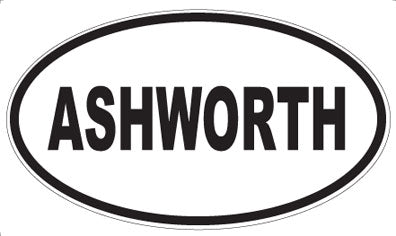 ASHWORTH - Oval Magnet