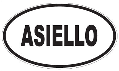 ASIELLO - Oval Magnet