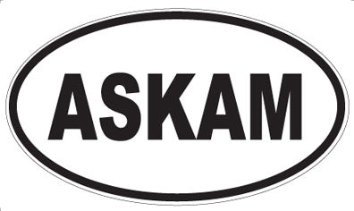 ASKAM - Oval Magnet