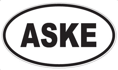 ASKE - Oval Magnet