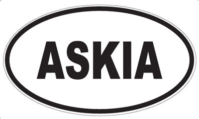 ASKIA - Oval Magnet