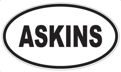 ASKINS - Oval Magnet