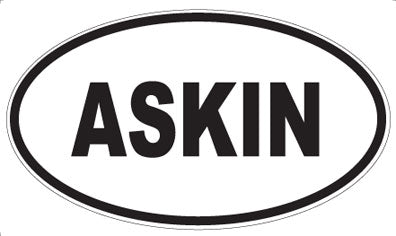 ASKIN - Oval Magnet