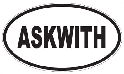 ASKWITH - Oval Magnet