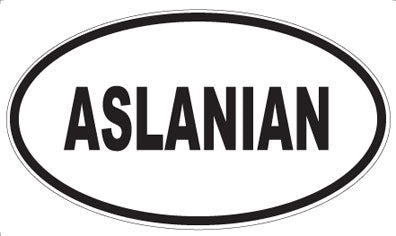 ASLANIAN - Oval Magnet