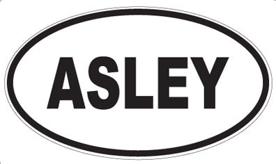 ASLEY - Oval Magnet