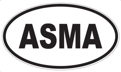 ASMA - Oval Magnet