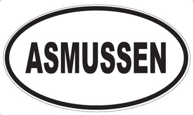 ASMUSSEN - Oval Magnet