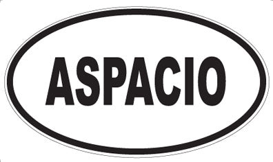 ASPACIO - Oval Magnet