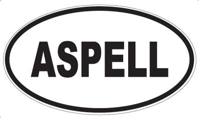 ASPELL - Oval Magnet