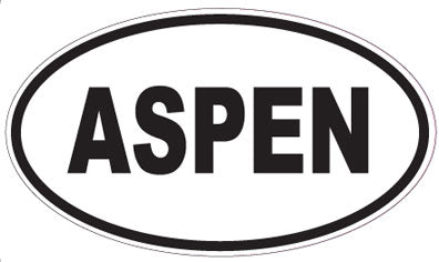 ASPEN - Oval Magnet