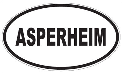 ASPERHEIM - Oval Magnet
