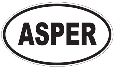 ASPER - Oval Magnet