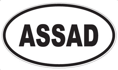 ASSAD - Oval Magnet