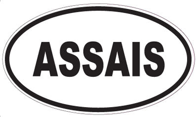 ASSAIS - Oval Sticker