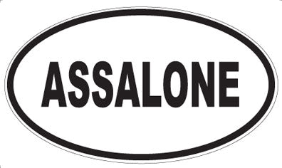 ASSALONE - Oval Magnet